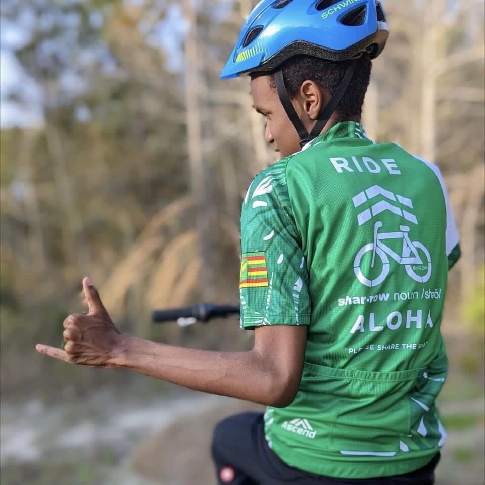 Ride Aloha Bicycle Sharrow Cycling Jersey tri ALOHA